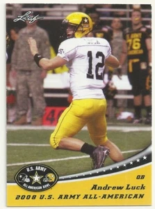 2008 LEAF - ANDREW LUCK - US ARMY ALL AMERICAN BOWL - ROOKIE - AAB-AL1 - COLTS - Picture 1 of 1