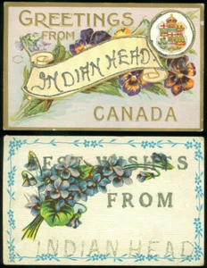 2 POSTCARDS - INDIAN HEAD, SASK - Picture 1 of 1