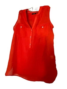 Canotta casual donna Apt 9 taglia grande arancione - Foto 1 di 3