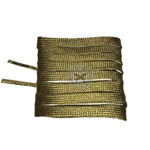 Mr Lacy Smallies - Gold Short Shoelaces (90cm Length | 8mm Width) - Picture 1 of 1