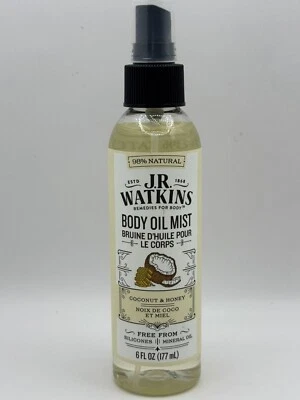 JR Watkins Natural Body Oil Mist, Coconut & Honey 6 Oz - Image 1 of 3