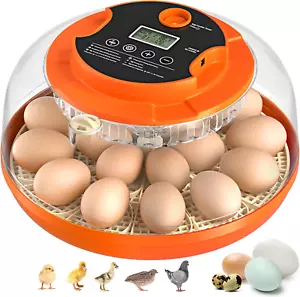 18 Egg Incubator with Automatic Egg Turning and Humidity Control, Incubators for - Picture 1 of 12