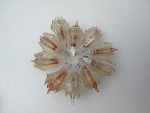 10 Vintage Christmas Light Cover Reflectors diamond shape Tested clear - Picture 1 of 4