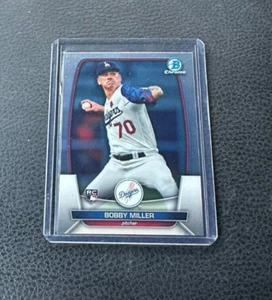 2023 Bowman Chrome Bobby Miller Rookie RC - Picture 1 of 1