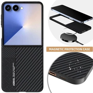 Für Samsung Galaxy Z Flip7/6/5 Luxus Slim Magnet Stoßfest Handy Hülle Cover - Bild 1 von 13