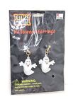 Vintage Totally Ghoul Halloween Ghost Earrings *Rare* Nos *Kmart*