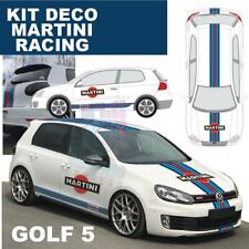 KIT Martini RACING volkswagen golf 5 stickers sticker autocollant RACING MK5 GTI