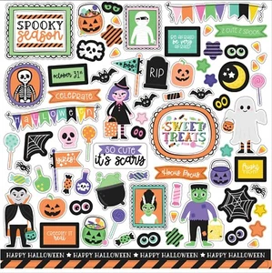 Echo Park - Monster Mash 12x12 Element Sticker Scrapbook Journal Halloween - Picture 1 of 1