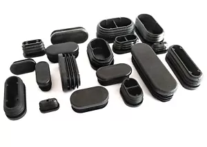 Längliche Rohreinsätze - schwarze Endkappen - Schutzspund - Made in Germany - Bild 1 von 24