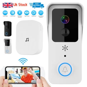 5G WiFi Smart Doorbell Video Camera Wireless Security Two way Intercom Door Bell - Picture 1 of 22