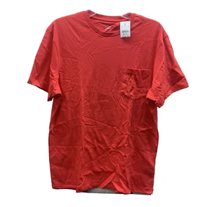 Camiseta J.CREW Para Hombre Grande Roja Manga Corta Bolsillo Nueva Con Etiquetas - Imagen 1 de 8