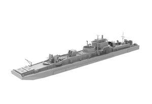 RHWS72002-A 1/72 Military Model Kit Waterline German D1-Class Artillery Pontoon - Picture 1 of 3