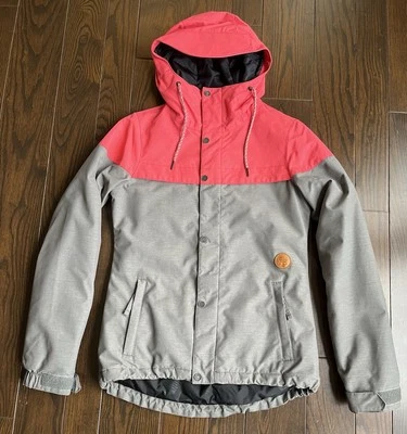 Volcom Snowboarding Jacket Ski Coat Hooded Women's Gray Size XS 10Kmm - Image 1 of 4