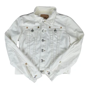 True Religion Emily Denim Jeans Emily Damen M Knopfleiste Baumwolle Vintage - Bild 1 von 11