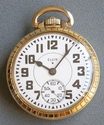 Elgin 16 Size 21 Jewel B.W. Raymond Open Face Pocket Watch 33743723 - Image 1 of 4