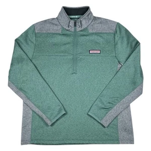 Vineyard Vines Performance Shep Shirt 1/4 Zip Sweater Mens Large Fleece Lined - Picture 1 of 11