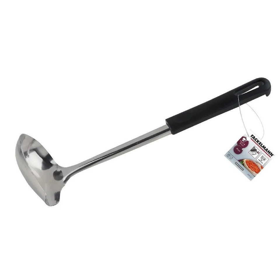 Cuchara para salsas Fackelmann 26 cm, acero inoxidable PP negro Foto 1 de 1