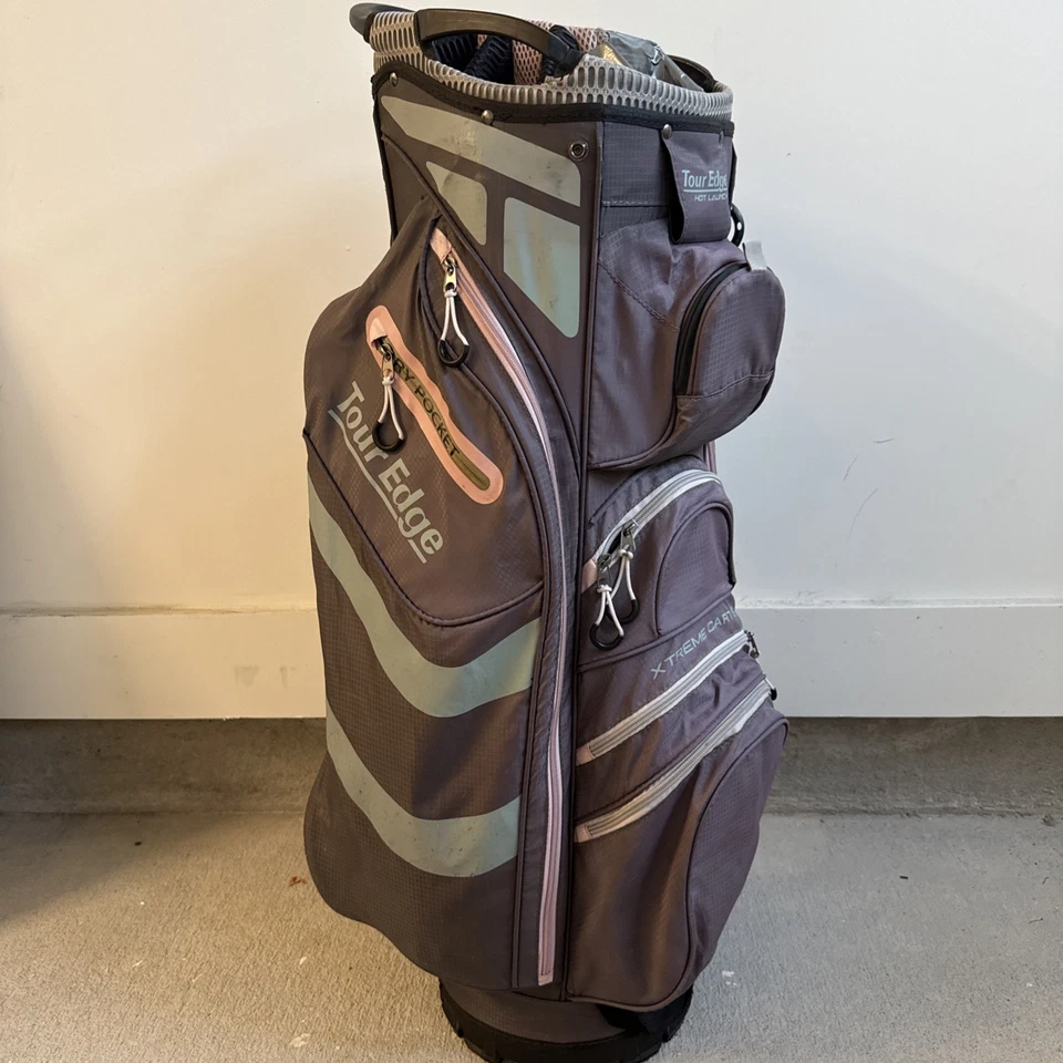 Bolsa de carrinho feminina Tour Edge lançamento quente carrinho Xtreme 5.0 rosa roxo - Imagem 1 de 4