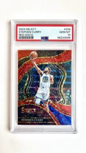 Stephen Curry 2023 Select Courtside #256 Red Disco /49 Warriors PSA 10 - Picture 1 of 4
