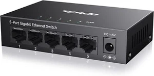 Tenda TEG1005D LAN Switch, 5 Port Gigabit Netzwerk Switch - Afbeelding 1 van 7