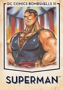 SUPERMAN / DC Comics Bombshells III (2019) BASE Trading Card #42 - Picture 1 of 2