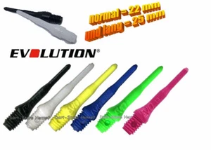 25 , 50 , 100 Evo Puntas Dardos Evolution - Cantidad & Color Seleccionable - Picture 1 of 9
