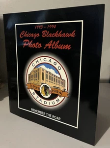 1993-94 Chicago Blackhawks Photo Album Remember The Roar Chicago Stadium Finale - Picture 1 of 3