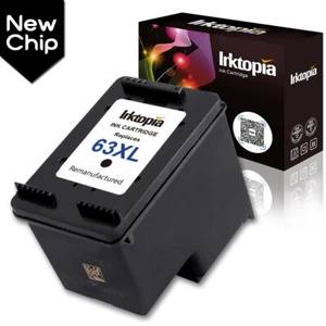 #63XL Tinta negra para HP Deskjet 1110 2130 2131 3632 OfficeJet 4655 3832 3830 4652 - Imagen 1 de 5