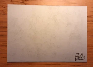 Mars attacks occupation BLACK printing plate card 8 CONCEPT CARD - Picture 1 of 3
