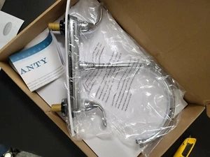 Westlake 120445LF Chrome Two Handle Kitchen Faucet Less Side Spray. (bk) - Picture 1 of 3