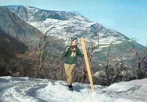 A7682) FELLICAROLO MONTE CALVANELLA MODENA ANIMATA SCIATORE - Picture 1 of 2