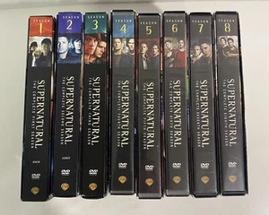 Supernatural TV Series Complete Season 1 2 3 4 5 6 7 8 Box Set - Imagen 1 de 3