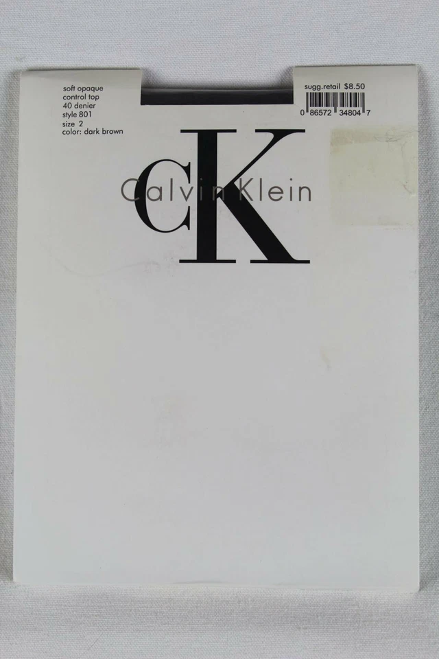 Pantimedias Calvin Klein Soft Opaco Control Top 40 Denier Marrón Oscuro Nuevas con Etiquetas Foto 1 de 1