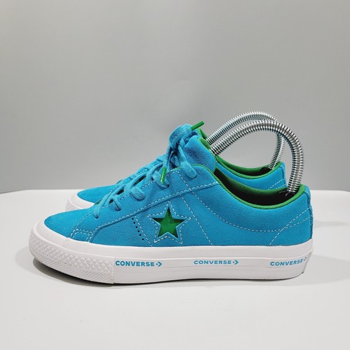 Sneakers Converse One Star donna taglia 4 5 blu gessato scarpe basse casual