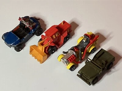 Lote Juguetes Corgi, Pala Cargador Frontal, Willys Jeep, GP Beach Buggy. tom and jerry Foto 1 de 4