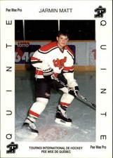 1992 Quebec Pee-Wee Tournament #418 Matt Jarmin