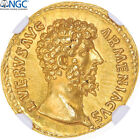 [#1021380] Coin, Lucius Verus, Aureus, 163-164, Rome, graded, NGC, MS, 5/5-3/5, 