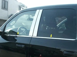 2009-2018 DODGE RAM 4 Piece Stainless Steel Window Sill Trim Set - Imagen 1 de 1
