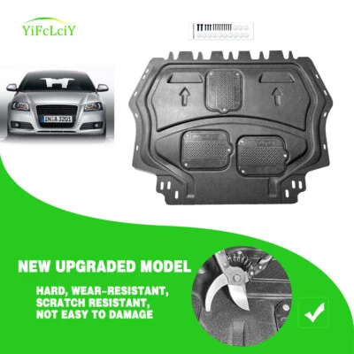 Thick Engine Splash Shield For Audi A3 2006-2013 Front Engine Guard Hard Foto 1 de 4