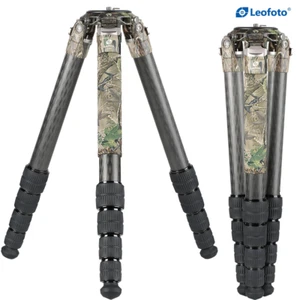 Trípode de fibra de carbono Leofoto LM-365C-Camo con video cuenco de 75 mm + plataforma y bolsa - Imagen 1 de 12