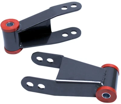 MaxTrac 415320 1.5"-2" Rear Drop Shackles Fits 2004–2024 Nissan Titan 2WD/4WD - Image 1 of 4