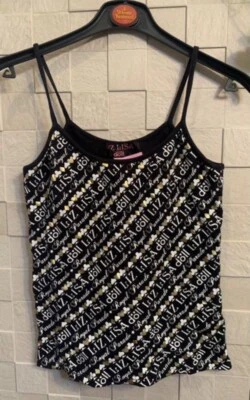 LIZ LISA Doll Wing Iconic Camisole Black Shibuya 109 Gal GYARU Y2K Limited Japan Foto 1 de 3