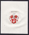 Weinting Wappen coat of arms blason Heraldik Kupferstich 17. Jh.