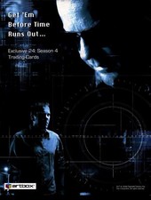 24 Season 4 Trading Card Dealer Sell Sheet Promotional Sale Artbox 2006