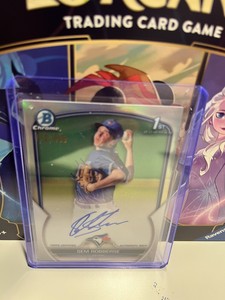 Sem Robberse 2023 1st Bowman Chrome Refractor Autograph CPA-SR BLUE JAYS /499