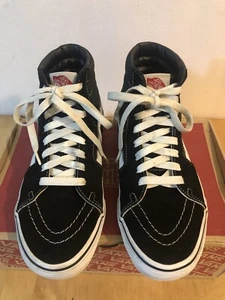 Vans SK8-hi Canvas Trainers Size 6 - Picture 1 of 12