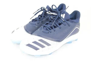 NEW Adidas Icon V Bounce TPU Blue White Softball Cleats G28310 Women's Size 11.5 - Picture 1 of 4