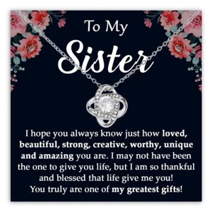 Sister Necklaces Gifts For Women Christmas Gifts Birthday Gifts Custom Name - Picture 1 of 4