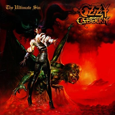 OZZY OSBOURNE The Ultimate Sin BANNER HUGE 4X4 Ft Fabric Poster Tapestry Flag - Image 1 of 3