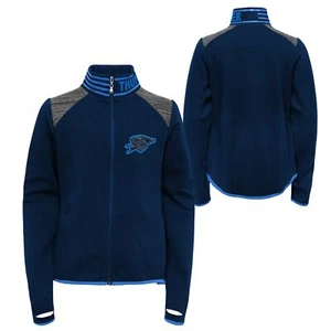 Outerstuff NBA Youth Girls Oklahoma City Thunder Avaitor Full Zip Jacket - Picture 1 of 7